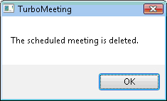 delete web meeting