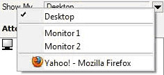 choose specific monitor