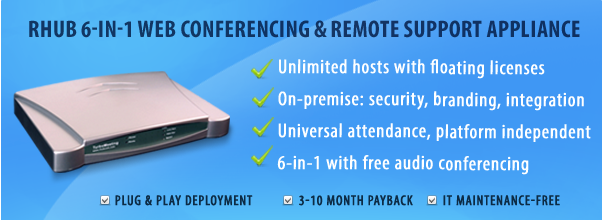 web conferencing & remote support appliance